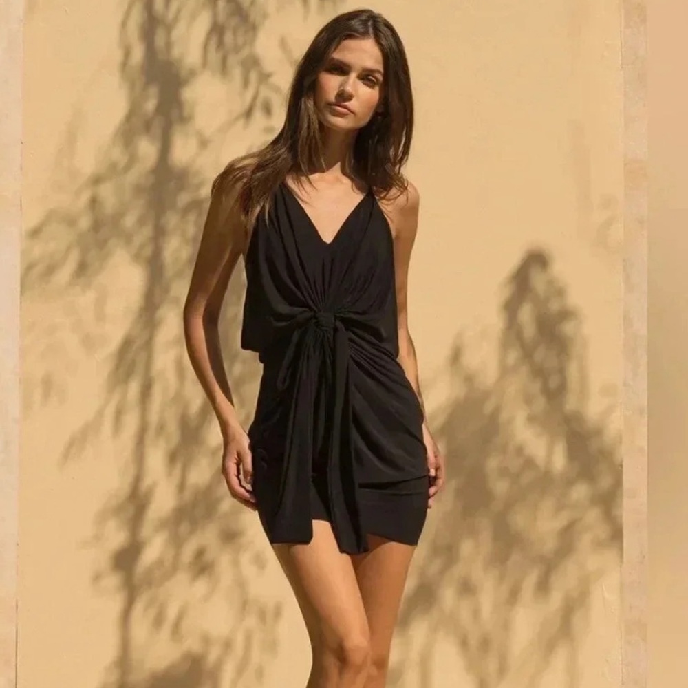 MISA Los Angeles Elegant Black Dress
